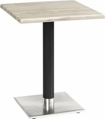 Tischgestell Bella-Eckig für Platten bis 80x80 cm