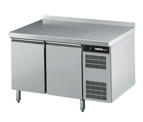 CHROMOnorn Kühltisch GN 1/1, 2 Türen, 1250x700x850mm
