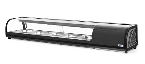 Sushi-Kühlvitrine 6x GN 1/3, 426x1529x296 mm