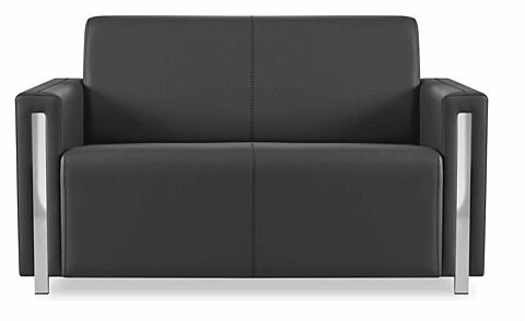 GOLF Sofa 2 Sitzer Schwarz-Gastro-Germany
