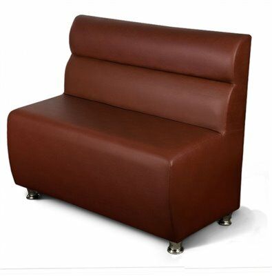 Gastronomie Sitzbank Cafe1 braun, Länge 100 cm, Höhe 90 cm-Gastro-Germany