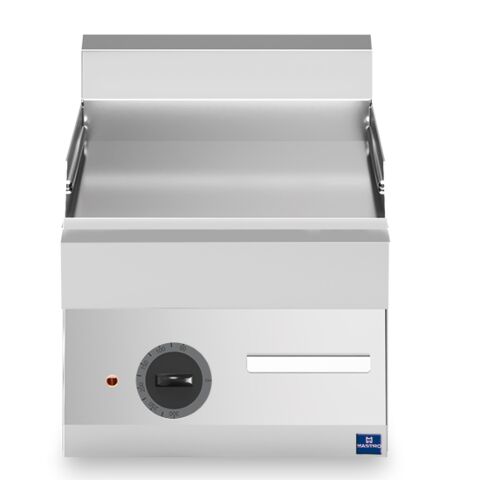 MASTRO Elektro-Grillplatte, glatt, 4,5 kW, 400V, 400x650x300mm