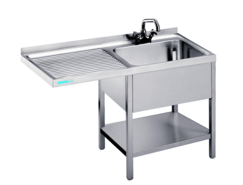 Spülcenter mit 1 Becken Rechts, 1200x700x850/900mm