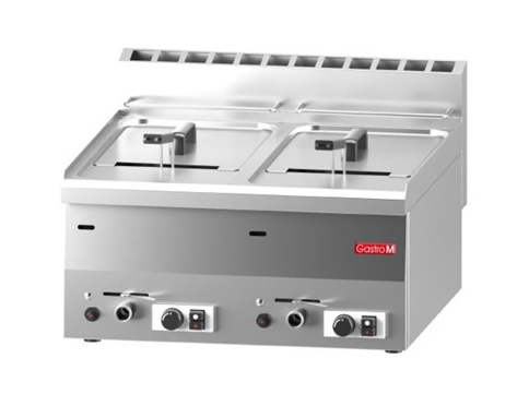 Gastro M Gas Fritteuse 2x8L, 600x600x280mm, 13,6kW