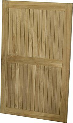 Teakholz Tischplatte, 110 x 70 cm-Gastro-Germany