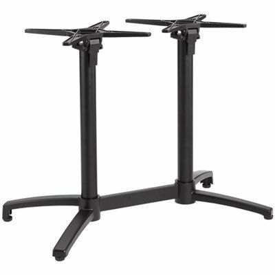 Tischgestell Nessi für Platten bis 120x80 cm Schwarz-Gastro-Germany
