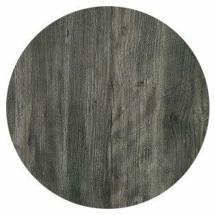 Werzalit Tischplatte ø 60 cm Ponderosa grau PG I-Gastro-Germany