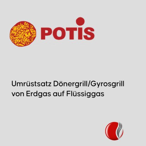 POTIS GD4-Umrüstsatz für von Erdgas auf Flüssiggas