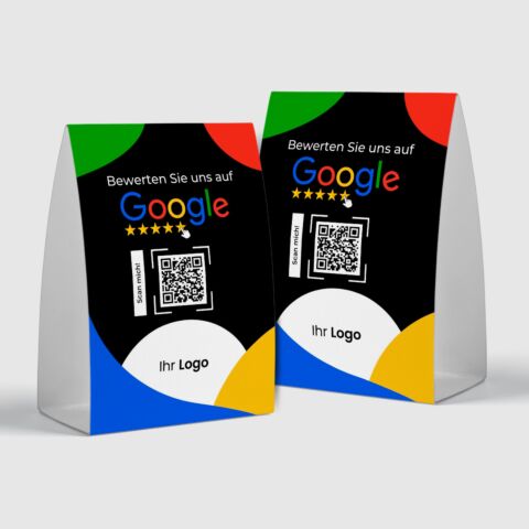 Aufsteller Classic für Google-Bewertung (100 Stk.)