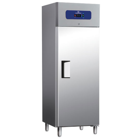 MASTRO Edelstahl Fisch-Kühlschrank 400 Liter, statischer Kühlung, Breite 600mm
