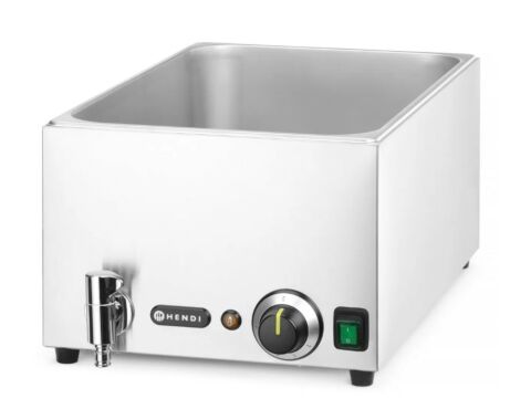 HENDI Bain-Marie Ranger mit Ablasshahn, GN1/1