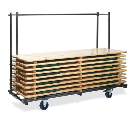 Transportwagen für 10 komplette Festzeltgarnituren, Hammerschlag, 230x595-89x170cm 