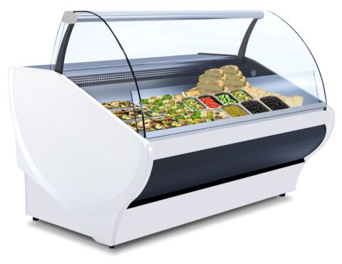 IGLOO Kühltheke Basia Neo 1.56S White, B 1650mm, Stille Kühlung