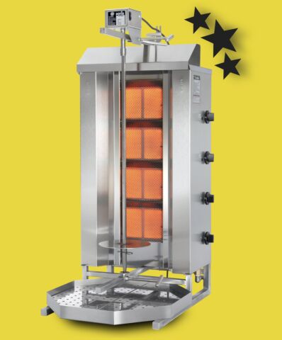 Bestseller POTIS GD4 Gyrosgrill Dönergrill Propangas