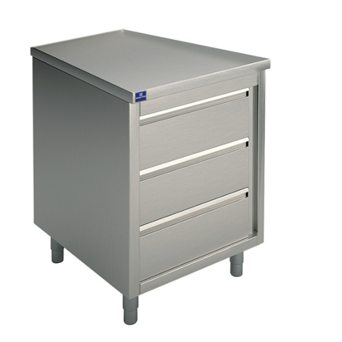 MASTRO Schubladenblock mit 3 Schubladen GN 1/1, 500x700 mm