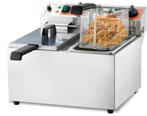 CATERINA Doppel-Fritteuse, 2x 5 L, 415x430x315 mm, 2x 2 kW 230 V