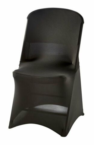 Stretchhusse für Bankett Buffet-Klappstuhl, schwarz