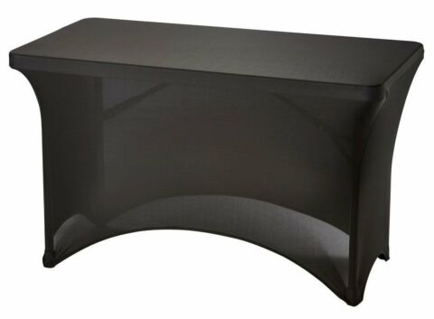 Stretchhusse für Buffettische mit ca. 1220x610x740 mm, schwarz