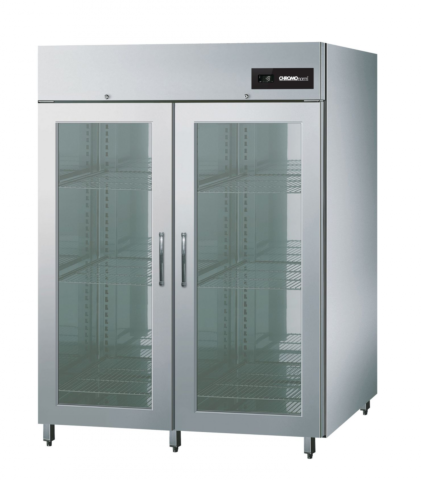 CHROMOnorn NOVA Tiefkühlschrank BR 1300 GN 2/1 Glastüren 1390x810x2020mm