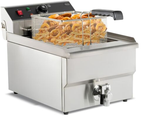CombiSteel Elektro-Fritteuse, 10 Liter, 5 kW, 340x560x380mm