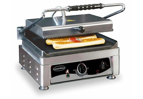 Combisteel Elektro Kontaktgrill glatt/gerillt 410 mm, Tischgerät