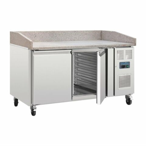 POLAR 2-türiger Pizzakühltisch 428L, 1510x800x1000 mm
