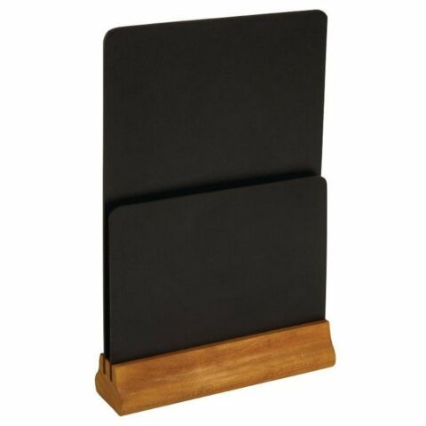 Doppelseitige Tischtafel mit Menühalter, 32,5 x 21cm-Gastro-Germany