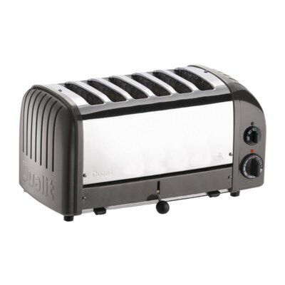 Dualit Toaster 60154 rot, 6 Scheiben-Gastro-Germany