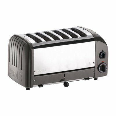 Dualit Toaster 60156 grau, 6 Scheiben-Gastro-Germany