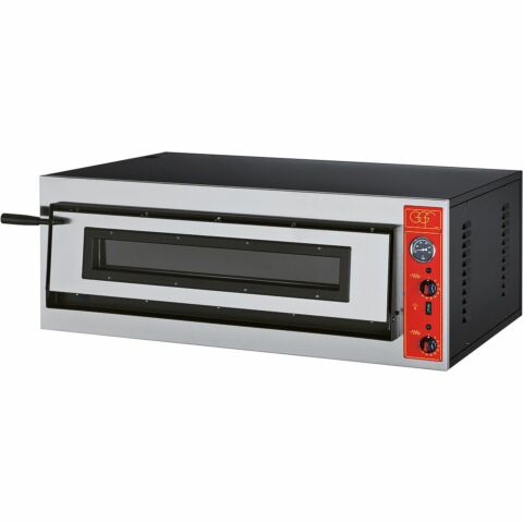 GGF Profi Pizzaofen 1 BackKammer, 6.4 kW, 1150x735x420mm, für 6x Ø30cm Pizzen
