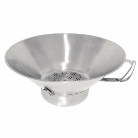 Vogue Abtropfsieb für Pommes Frites Edelstahl 41cm-Gastro-Germany