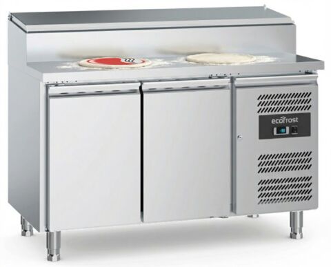 ecoFrost Edelstahl Saladette 2 Türen 6x 1/3GN Behälter