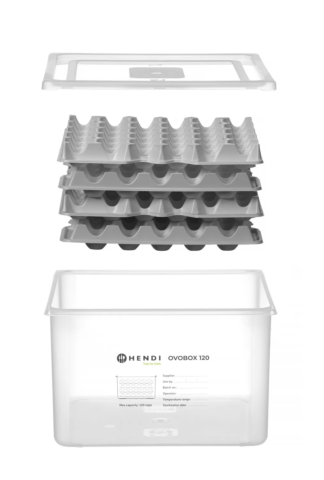 Eierbehälter OVOBOX 120 GN 2/3, inkl. 8x Eiereinsätze