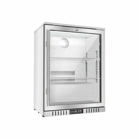 Bar Display Cooler Edelstahl 1 Flügeltür, 133 Liter, 600 mm, 0.11 kW