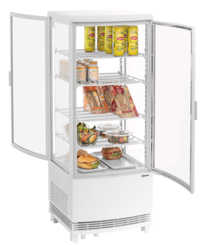 BARTSCHER Mini-Kühlvitrine 98L2T weiß