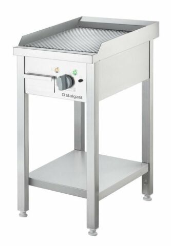 STALGAST Elektro-Griddleplatte - gerillt,400x700x850 mm
