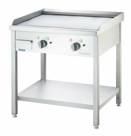 STALGAST Elektro-Griddleplatte - glatt, 800x700x850 mm, 400 V, 8,10 kW