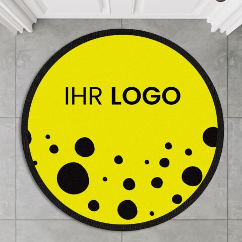 Fussmatte FML100 mit Logo, rund Ø 100cm