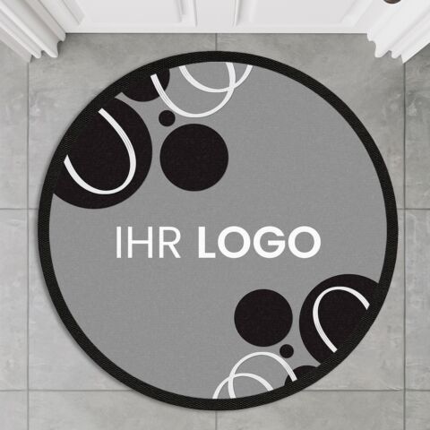 Fussmatte FML350 mit Logo, rund Ø 100cm
