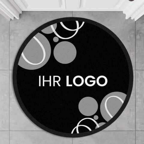 Fussmatte FML200 mit Logo, rund Ø 100cm