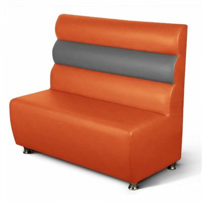 Gastronomie Sitzbank GALA Orange/Grau, Länge 120 cm-Gastro-Germany