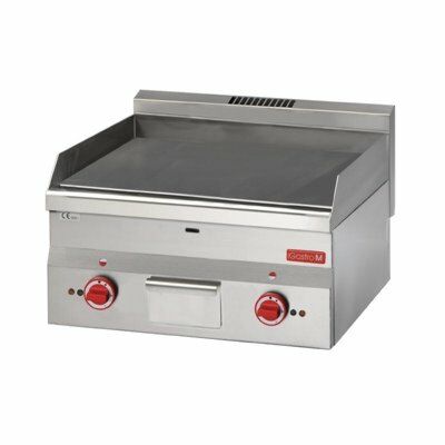 Gastro M Elektro Grillplate glatt 600x600x280mm, 400V-Gastro-Germany