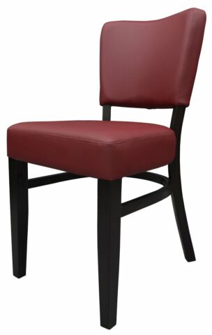 Gastro Restaurantstuhl Randy OS Bordeaux, Beizton Wenge