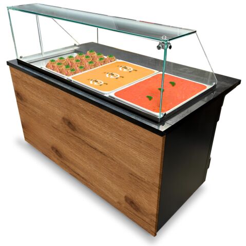 IGLOO Gastroline 1.5 Premium ML06 Bainmarie für 4x GN 1/1, Breite 1500mm