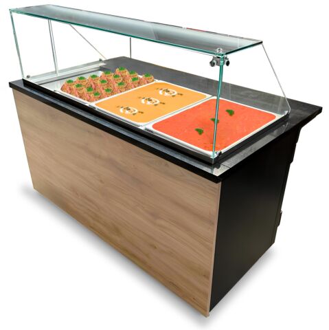 IGLOO Gastroline 1.5 Premium ML11 Bainmarie für 4x GN 1/1, Breite 1500mm