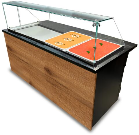 IGLOO Gastroline 2.0 Premium ML06 Bainmarie für 5x GN 1/1, Breite 2000mm