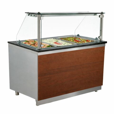 Kühltheke Gastronomie Pro mit Holzfront