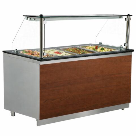 Kühltheke Gastronomie Pro mit Holzfront