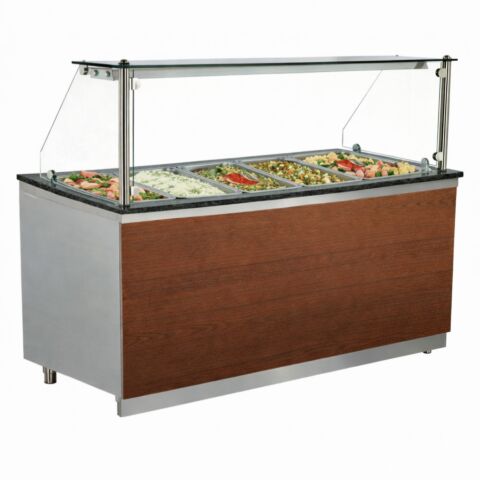Kühltheke Gastronomie Pro mit Holzfront