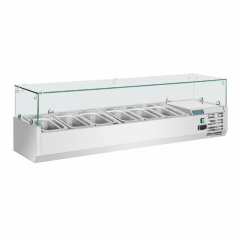 POLAR Aufsatzkühlvitrine für 5x GN1/3 und 1x GN1/2, 1500mm
